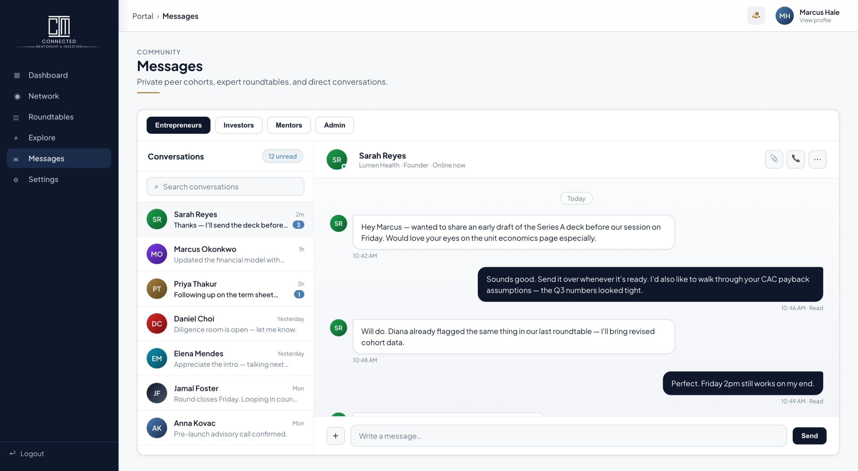 Connected MI Chat Community